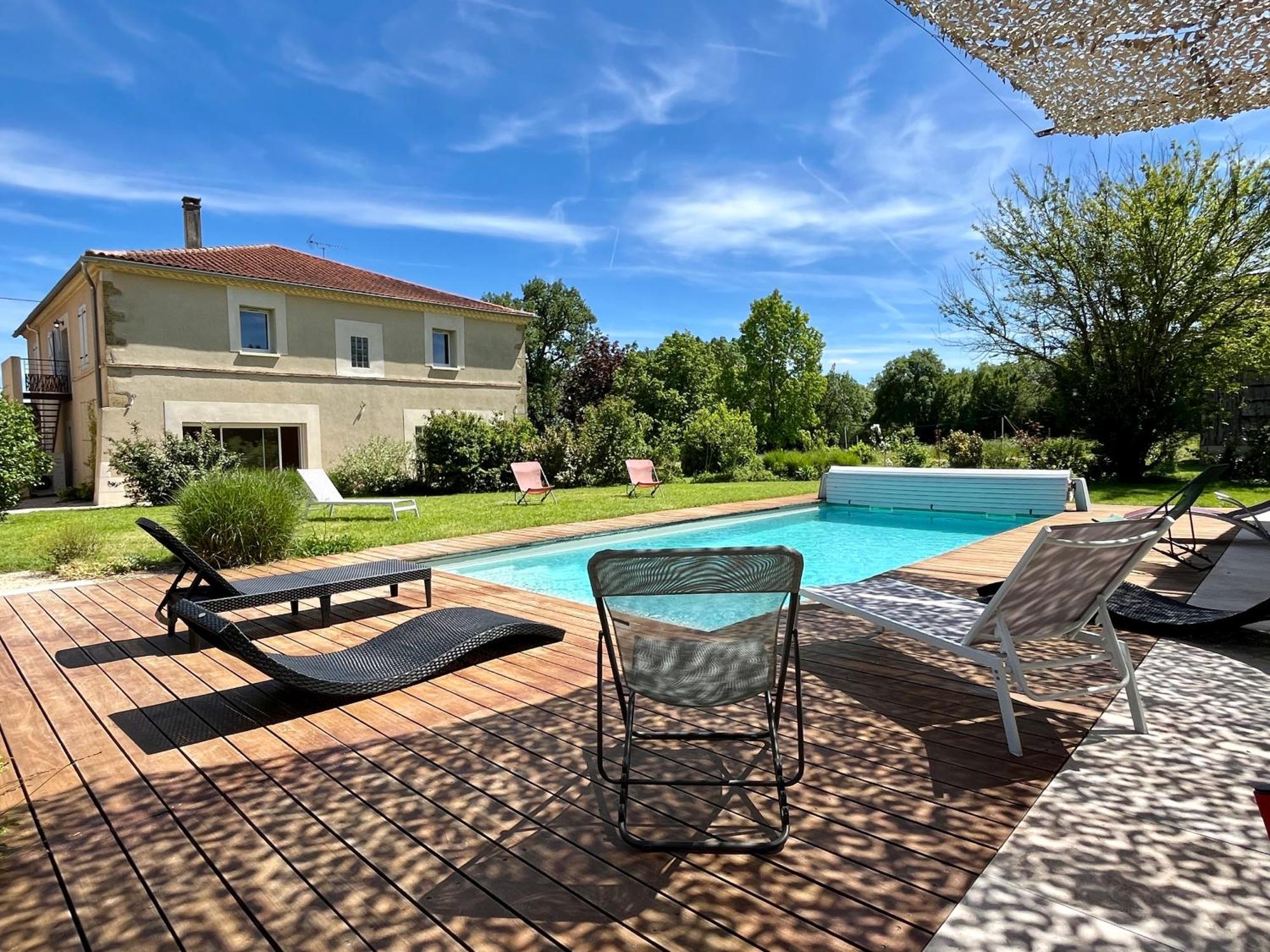 Gite Campagne Famille 15 Pers Piscine Chauffee Jeux Enfants Petanque Saint-Sauvy Zewnętrze zdjęcie